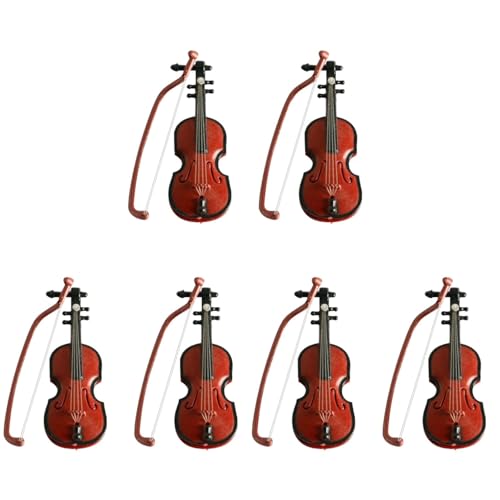 Abaodam 6 Stück Simulierte Geige Weihnachtsgeige Modelle Weihnachts Requisiten Miniatur Requisiten Mini Musikinstrument Geige Kunsthandwerk Deko Zubehör Spielhaus Dekoration Abaodam 6 Stück Simulierte Geige Weihnachtsgeige Modelle Weihnachts Requisiten Miniatur Requisiten Mini Musikinstrument Geige Kunsthandwerk Deko Zubehör Spielhaus Dekoration von Abaodam