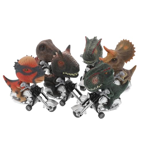 Abaodam 6 Stück Teiliges Dinosaurier Pull-Back Auto Set Batteriefreie Reibungsbetriebene Tier-motorräder für Fördert Fantasie und Familienzeit für Jungen und Mädchen Abaodam 6 Stück Teiliges Dinosaurier Pull-Back Auto Set Batteriefreie Reibungsbetriebene Tier-motorräder für Fördert Fantasie und Familienzeit für Jungen und Mädchen von Abaodam