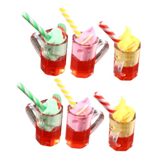 Abaodam 6 Stück Teiliges Eiscreme Modell aus Harz Realistische Dekoration für Puppenhaus Küchenzubehör DIY Zubehör für Kreative Gestaltung und Fotografie Abaodam 6 Stück Teiliges Eiscreme Modell aus Harz Realistische Dekoration für Puppenhaus Küchenzubehör DIY Zubehör für Kreative Gestaltung und Fotografie von Abaodam