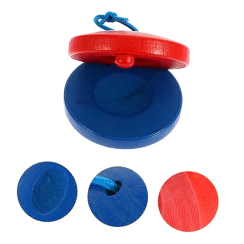 Abaodam 6 Stück Teiliges Holz castagnetten Kreatives Musikinstrument Leicht Tragbar Geruchlos Vorschulspielzeug zur Musikalischen Früherziehung Musikinstrumentenkenntnis Abaodam 6 Stück Teiliges Holz castagnetten Kreatives Musikinstrument Leicht Tragbar Geruchlos Vorschulspielzeug zur Musikalischen Früherziehung Musikinstrumentenkenntnis von Abaodam