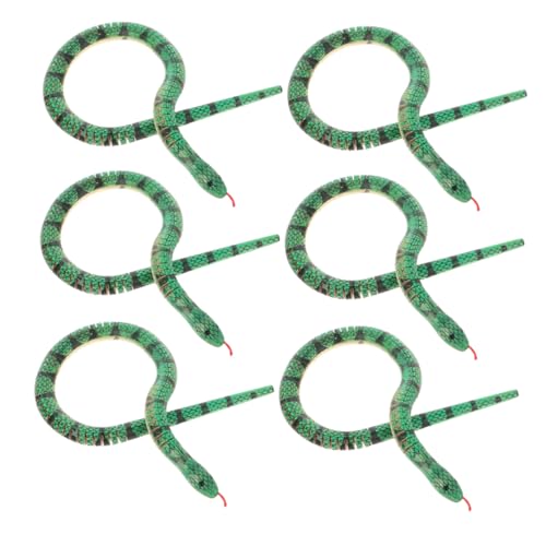 Abaodam 6 Stück Teiliges Holzschlangen Flexible Gelenkschlangen für Halloween Deko und Bastelprojekte Realistisch Gestaltete Holzschlangen für Partyspaß und Streiche Abaodam 6 Stück Teiliges Holzschlangen Flexible Gelenkschlangen für Halloween Deko und Bastelprojekte Realistisch Gestaltete Holzschlangen für Partyspaß und Streiche von Abaodam