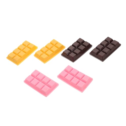Abaodam 6 Stück Teiliges Künstliche Schokoladenmodelle für Dekoration und Realistische Simulation für Küchen Spiel und Tischpräsentation Sicher und Langlebig Vielseitig Einsetzbar Abaodam 6 Stück Teiliges Künstliche Schokoladenmodelle für Dekoration und Realistische Simulation für Küchen Spiel und Tischpräsentation Sicher und Langlebig Vielseitig Einsetzbar von Abaodam
