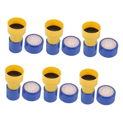 Abaodam 6 Stück Teiliges Lernstempel Selbstfärbend Uhrzeit Erkennen Präzise Zeitablese Stempel Für Unterricht Zuhause Robust Langlebig Kunststoff Material Abaodam 6 Stück Teiliges Lernstempel Selbstfärbend Uhrzeit Erkennen Präzise Zeitablese Stempel Für Unterricht Zuhause Robust Langlebig Kunststoff Material von Abaodam