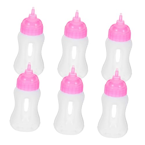 Abaodam 6 Stück Teiliges Mini Puppenflaschen aus Sicherem Pe Material Langlebig für Kognitives Lernspielzeug Geeignet für Puppen und Doll Zubehör Abaodam 6 Stück Teiliges Mini Puppenflaschen aus Sicherem Pe Material Langlebig für Kognitives Lernspielzeug Geeignet für Puppen und Doll Zubehör von Abaodam