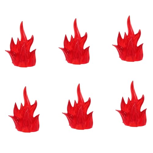Abaodam 6 Stück Teiliges Miniatur Flammeneffekte Kreative Bauklötze mit Feuerelementen für Pädagogische Feuermodelle für Halloween Dekoration und Fantasievolles Abaodam 6 Stück Teiliges Miniatur Flammeneffekte Kreative Bauklötze mit Feuerelementen für Pädagogische Feuermodelle für Halloween Dekoration und Fantasievolles von Abaodam
