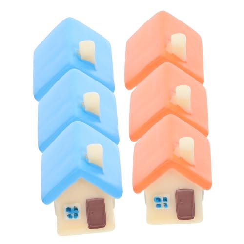 Abaodam 6 Stück Teiliges Miniatur Resin Puppenhaus Figuren Wetterfeste Mini Haus Dekoration mit Filigranen Details für DIY Garten Mikro-Landschaft und Puppenhaus Zubehör Abaodam 6 Stück Teiliges Miniatur Resin Puppenhaus Figuren Wetterfeste Mini Haus Dekoration mit Filigranen Details für DIY Garten Mikro-Landschaft und Puppenhaus Zubehör von Abaodam
