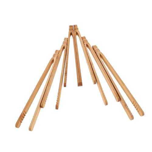 Abaodam 6 Stück Teiliges Montessori Holzpinzetten für Kleinkinder Kleine Holzzangen für Feinmotorische Übungen Sensorische Entwicklung und Hand Auge Koordination Lernspielzeug für Jungen von Abaodam