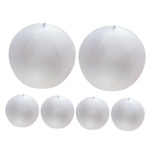 Abaodam 6 Stück Teiliges PVC Aufblasbares Dekorationsset Halbtransparente Strandbälle Vielseitig für Hochzeiten Sommerpartys Poolspaß und Kreative Fotorequisiten im Outdoor Bereich Abaodam 6 Stück Teiliges PVC Aufblasbares Dekorationsset Halbtransparente Strandbälle Vielseitig für Hochzeiten Sommerpartys Poolspaß und Kreative Fotorequisiten im Outdoor Bereich von Abaodam
