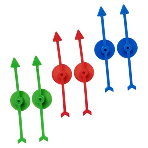 Abaodam 6 Stück Teiliges Pfeilspiel Zubehör aus Verschleißfestem Kunststoff Lange Bunte Pfeile für DIY Spielbrett Langlebige Turntable Accessoires für Partyspiele und Interaktive Abaodam 6 Stück Teiliges Pfeilspiel Zubehör aus Verschleißfestem Kunststoff Lange Bunte Pfeile für DIY Spielbrett Langlebige Turntable Accessoires für Partyspiele und Interaktive von Abaodam