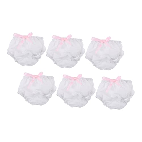 Abaodam 6 Stück Teiliges Puppen Unterhosen Miniatur Unterwäsche für Spielzeugpuppen Leicht Anzuziehen Klassisches Design Langlebiges Sicheres Material Zubehör für Kleine Puppenfans Abaodam 6 Stück Teiliges Puppen Unterhosen Miniatur Unterwäsche für Spielzeugpuppen Leicht Anzuziehen Klassisches Design Langlebiges Sicheres Material Zubehör für Kleine Puppenfans von Abaodam