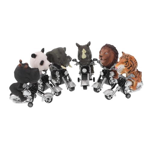 Abaodam 6 Stück Teiliges Set Tiermodell Rückziehautos Friktionsbetriebene Spielzeugmotorräder mit Realistischen Details für Jungen und Mädchen Familienzeit Indoor und Outdoor Abaodam 6 Stück Teiliges Set Tiermodell Rückziehautos Friktionsbetriebene Spielzeugmotorräder mit Realistischen Details für Jungen und Mädchen Familienzeit Indoor und Outdoor von Abaodam