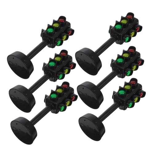 Abaodam 6 Stück Teiliges Spielset mit Verkehrssignal und Verkehrsschildern Verkehrslampe für Verkehrserziehung und Kreative Simulation von Verkehrsszenarien Abaodam 6 Stück Teiliges Spielset mit Verkehrssignal und Verkehrsschildern Verkehrslampe für Verkehrserziehung und Kreative Simulation von Verkehrsszenarien von Abaodam