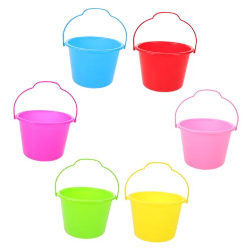 Abaodam 6 Stück Teiliges Strandset mit Bunten Wiederverwendbaren Sandspielzeug Eimern Leichte Kunststoffkübel für Sandburgen Bauen und Vielseitiger Nutzung im Garten oder Am Strand Abaodam 6 Stück Teiliges Strandset mit Bunten Wiederverwendbaren Sandspielzeug Eimern Leichte Kunststoffkübel für Sandburgen Bauen und Vielseitiger Nutzung im Garten oder Am Strand von Abaodam