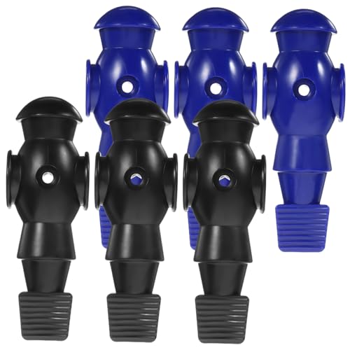 Abaodam 6 Stück Tischfußball Spieler Ersatzteile Tischfußball Zubehör PP und Harz Kompatibel mit Standard Tischfußballmaschinen Fußballfiguren für Spaß und Spiel von Abaodam