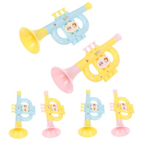 Abaodam 6 Stück Teiliges Trompeten aus Musikinstrumente für Fördert Kreativität und Spaß Beim Musizieren für Partys und von Abaodam