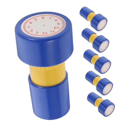 Abaodam 6 Stück Teiliges Uhr Stempelset Selbstfärbend für Lernstempel Zeitverständnis Bildungsstempel für Vorschule und Grundschule Langlebig Kinderfreundlich Fördert Zeitmanagement Abaodam 6 Stück Teiliges Uhr Stempelset Selbstfärbend für Lernstempel Zeitverständnis Bildungsstempel für Vorschule und Grundschule Langlebig Kinderfreundlich Fördert Zeitmanagement von Abaodam