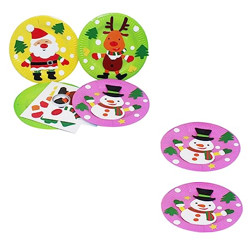 Abaodam 6 Stück Weihnachts Pappteller Weihnachtsteller Aufkleber Für Kinderteller Weihnachtsbasteln Für Weihnachtskunst Und Handwerk Für Weihnachtsaufkleber Für Abaodam 6 Stück Weihnachts Pappteller Weihnachtsteller Aufkleber Für Kinderteller Weihnachtsbasteln Für Weihnachtskunst Und Handwerk Für Weihnachtsaufkleber Für von Abaodam