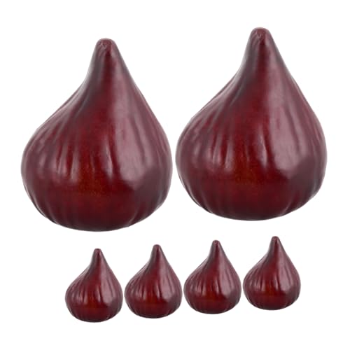 Abaodam 6 Stück künstliche Feige Früchte-Dekorationsset Obstverzierung künstliches Obst zur Auslage gefälschte Lebensmittel realistisch gefälschte Fruchtmodelle Schaum Dark Brown Abaodam 6 Stück künstliche Feige Früchte-Dekorationsset Obstverzierung künstliches Obst zur Auslage gefälschte Lebensmittel realistisch gefälschte Fruchtmodelle Schaum Dark Brown von Abaodam