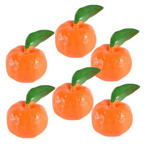 Abaodam 6 Stück lebensechte künstliche Orangen, Dekoration, realistische künstliche Früchte, Requisiten für Zuhause, Party, Küche, Dekor, Modell für Film-TV-Design Abaodam 6 Stück lebensechte künstliche Orangen, Dekoration, realistische künstliche Früchte, Requisiten für Zuhause, Party, Küche, Dekor, Modell für Film-TV-Design von Abaodam