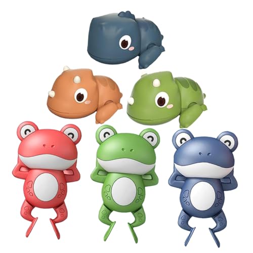 Abaodam 6-teiliges Babyparty-Spielzeug – Frosch- Und Dinosaurier-badespielzeug Interaktive Aufzieh-badetiere Badespielzeug Mit Uhrwerk Abaodam 6-teiliges Babyparty-Spielzeug – Frosch- Und Dinosaurier-badespielzeug Interaktive Aufzieh-badetiere Badespielzeug Mit Uhrwerk von Abaodam
