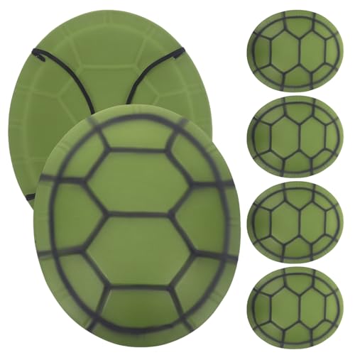 Abaodam 6-Teiliges Schildkrötenpanzer-Kostüm Aus Eva-Schildkrötenpanzer-Rucksack Requisiten Für Weihnachten Halloween Cosplay Schildkröten-Tierkostüm Abaodam 6-Teiliges Schildkrötenpanzer-Kostüm Aus Eva-Schildkrötenpanzer-Rucksack Requisiten Für Weihnachten Halloween Cosplay Schildkröten-Tierkostüm von Abaodam