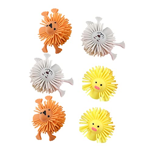 Abaodam 6-Teiliges Set Prise Musik für kinderspielzeug Break-Resistant Finger Puppets Delicate Finger Puppets Children Toys haariges sensorisches von Abaodam