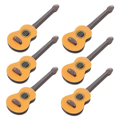 Abaodam 6stücke Teiliges Miniatur-gitarrenmodell Set Kleine Musikinstrumente Für Puppenhäuser Fotografie-Requisiten Und Sammlerstücke Dekoration Für Musikliebhaber Und Abaodam 6stücke Teiliges Miniatur-gitarrenmodell Set Kleine Musikinstrumente Für Puppenhäuser Fotografie-Requisiten Und Sammlerstücke Dekoration Für Musikliebhaber Und von Abaodam