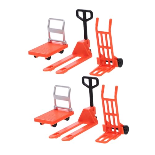 Abaodam 6pcs Miniatur Modell Kinder Lernen Spielzeug Straße Verkehrs Set BAU Bagger Gabelstapler Spielzeug Abaodam 6pcs Miniatur Modell Kinder Lernen Spielzeug Straße Verkehrs Set BAU Bagger Gabelstapler Spielzeug von Abaodam