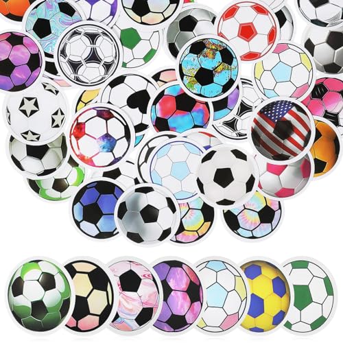 Abaodam 60 Stück Ball Kritzel Aufkleber Flaggen Aufkleber Aufkleber Für Trinkwasserflaschen Wasserflaschen Tennis Aufkleber DIY Aufkleber Sporttags Aufkleber Fußball Aufkleber von Abaodam