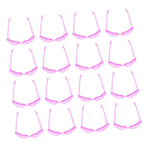 Abaodam 60 Stück Mini Puppen Sonnenbrillen im Kreative DIY Puppen Accessoires für Puppenhaus für Bastelprojekte von Abaodam