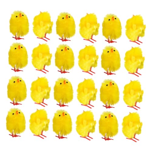 Abaodam 60 Stück Osterküken, Stofftiere, Mini-Plüschtiere, Mini-Huhn, gefülltes Huhn, flauschige Küken, Ostern, künstliches Plüschküken, Huhn, Plüsch, Chemiefaser und Kunststoff, Gelb Abaodam 60 Stück Osterküken, Stofftiere, Mini-Plüschtiere, Mini-Huhn, gefülltes Huhn, flauschige Küken, Ostern, künstliches Plüschküken, Huhn, Plüsch, Chemiefaser und Kunststoff, Gelb von Abaodam
