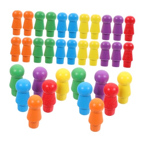 Abaodam 60 Stück Schachzubehör Spiele Flugschachspiel Zubehör Für Fliegendes Schach Pädagogisches Schach Holz Abaodam 60 Stück Schachzubehör Spiele Flugschachspiel Zubehör Für Fliegendes Schach Pädagogisches Schach Holz von Abaodam