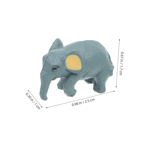 Abaodam 60 Stück Teiliges Miniatur-elefantenfiguren Robustem Resin Realistische Kleine Wildtiere für Puppenhaus Garten Wohnraumdekoration Vielseitig für Kreative DIY-projekte und Abaodam 60 Stück Teiliges Miniatur-elefantenfiguren Robustem Resin Realistische Kleine Wildtiere für Puppenhaus Garten Wohnraumdekoration Vielseitig für Kreative DIY-projekte und von Abaodam