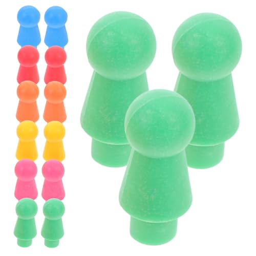 Abaodam 60 Stück Teiliges Schachfiguren aus Kunststoff Springende Schachspielsteine für Brettspiele für Familienunterhaltung Langlebig und Leicht Transportierbar Abaodam 60 Stück Teiliges Schachfiguren aus Kunststoff Springende Schachspielsteine für Brettspiele für Familienunterhaltung Langlebig und Leicht Transportierbar von Abaodam