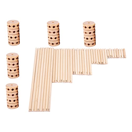 Abaodam 60-teilige Pädagogische Bausteine für Kinder Stapelspielzeug Frühlernspielzeug Für Kinder Natürliches Holzspielzeug Abaodam 60-teilige Pädagogische Bausteine für Kinder Stapelspielzeug Frühlernspielzeug Für Kinder Natürliches Holzspielzeug von Abaodam