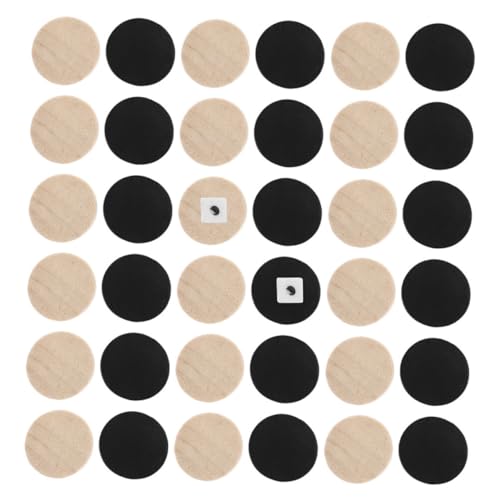Abaodam 60St Schachbrettzubehör familienspiele spielbrett Brettspiel Zubehör Holz Schachfiguren Gesellschaftsspiele elektronisches Schachbrett Dame Brettspiel Jumbo-Checker hölzern Abaodam 60St Schachbrettzubehör familienspiele spielbrett Brettspiel Zubehör Holz Schachfiguren Gesellschaftsspiele elektronisches Schachbrett Dame Brettspiel Jumbo-Checker hölzern von Abaodam