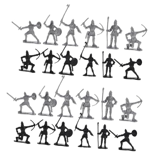 Abaodam 60pcs Mittelalterliche Soldaten Figuren Realistische antike römische Armee Modelle und Bogenschützen für Spiel und historische Bildung Abaodam 60pcs Mittelalterliche Soldaten Figuren Realistische antike römische Armee Modelle und Bogenschützen für Spiel und historische Bildung von Abaodam