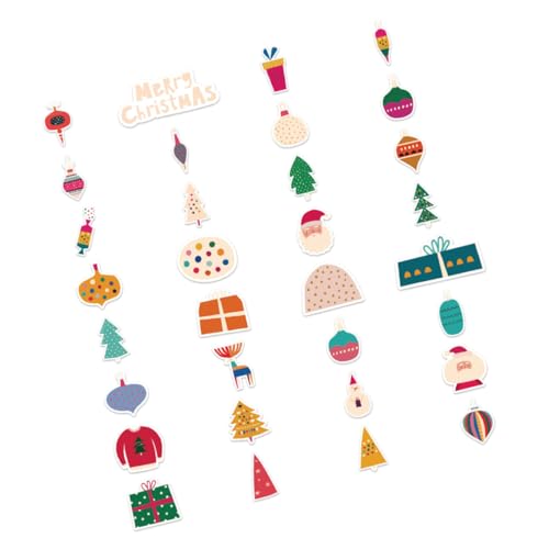 Abaodam 64stücke Weihnachtsaufkleber Für Scrapbooking Fotoalben Planner wasserdichte Selbstklebende Deko-Sticker Für Kreative Projekte Weihnachtsmotive Für Bastelarbeiten Abaodam 64stücke Weihnachtsaufkleber Für Scrapbooking Fotoalben Planner wasserdichte Selbstklebende Deko-Sticker Für Kreative Projekte Weihnachtsmotive Für Bastelarbeiten von Abaodam