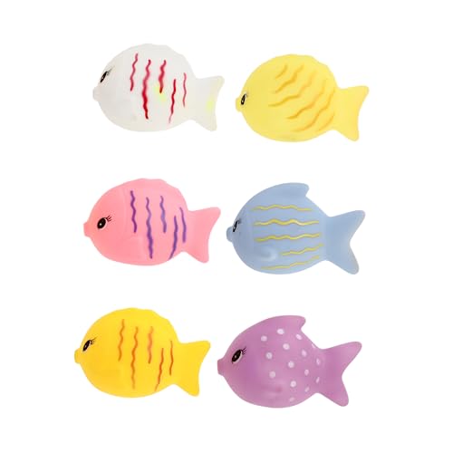 Abaodam 6St Badespielzeug Fisch Süßes Fischspielzeug Wasserspielzeug Bath time Toys badewannenspielzeug Duschbad- Duschspielzeug für PVC Colorful Abaodam 6St Badespielzeug Fisch Süßes Fischspielzeug Wasserspielzeug Bath time Toys badewannenspielzeug Duschbad- Duschspielzeug für PVC Colorful von Abaodam