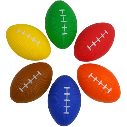 Abaodam 6St Fußball entlüften für kinderspielzeug Toy Rugbyball Squeeze Toy -Rugby Schwamm Fußbälle Partyartikel für PU-Schwamm Abaodam 6St Fußball entlüften für kinderspielzeug Toy Rugbyball Squeeze Toy -Rugby Schwamm Fußbälle Partyartikel für PU-Schwamm von Abaodam