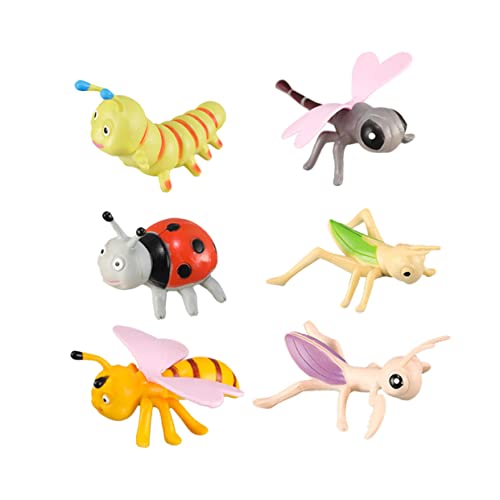 Abaodam 6St Insektenmodell deko geburtstagsdeko Kunststoff Insekten Figuren Naturgetreue Insekten Figuren Cartoon-Insekten- Lernkäfer- PVC Abaodam 6St Insektenmodell deko geburtstagsdeko Kunststoff Insekten Figuren Naturgetreue Insekten Figuren Cartoon-Insekten- Lernkäfer- PVC von Abaodam