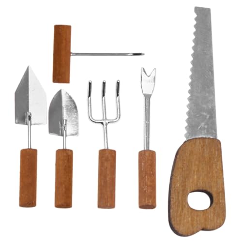 Abaodam 6St Mini-Landwirtschaftsgeräte Garten Accessoires Pädagogisches DIY Puppenhaus Gartenset Gartenpuppenhaus Märchengarten Miniaturen Metall Abaodam 6St Mini-Landwirtschaftsgeräte Garten Accessoires Pädagogisches DIY Puppenhaus Gartenset Gartenpuppenhaus Märchengarten Miniaturen Metall von Abaodam