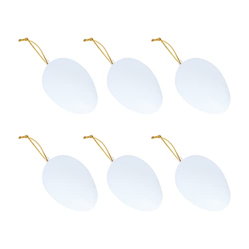 Abaodam 6er-pack Weiße Ostereier Handbemalte Osterdekorationen Für Kinderparty-spielzeug Abaodam 6er-pack Weiße Ostereier Handbemalte Osterdekorationen Für Kinderparty-spielzeug von Abaodam