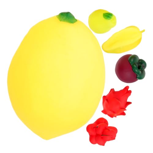 Abaodam 6St Pool Toys for für babyspielzeug Lernspielzeug für Babys - Dekompressionsspielzeug Stretch-Banane auspressen Squeeze sensorische Banane Vinyl von Abaodam