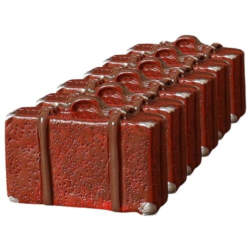 Abaodam Puppenhaus-mini-Koffer 6 Stück Miniatur-gepäckkoffer Im Vintage-Look Zum Spielen Für Jungen Und Mädchen Und Als Dekoratives Accessoire von Abaodam