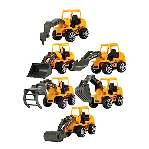 Abaodam 6St Spielzeugauto für Baufahrzeug Bauauto Baubagger Engineering-LKW puppenwagen kinderspielzeug Auto Baggermodell für Autobagger Plastik Abaodam 6St Spielzeugauto für Baufahrzeug Bauauto Baubagger Engineering-LKW puppenwagen kinderspielzeug Auto Baggermodell für Autobagger Plastik von Abaodam