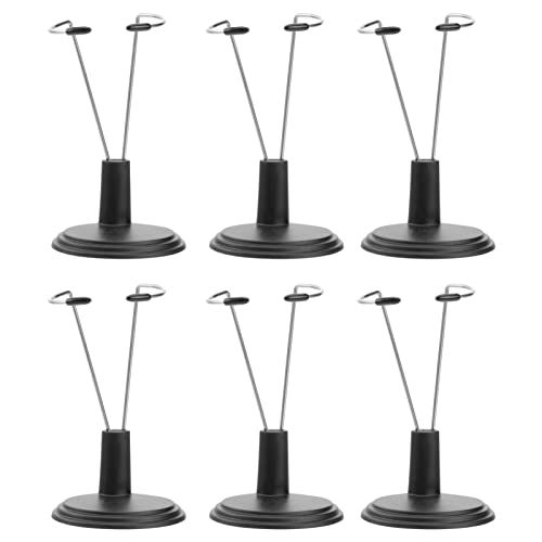 Abaodam 6St Spielzeugmodell Halterung Puppenzubehör Figur klarer Puppenständer Mädchenspielzeug doll Accessories Spielzeughalterung tragbarer Puppenständer Puppenregal Black Abaodam 6St Spielzeugmodell Halterung Puppenzubehör Figur klarer Puppenständer Mädchenspielzeug doll Accessories Spielzeughalterung tragbarer Puppenständer Puppenregal Black von Abaodam