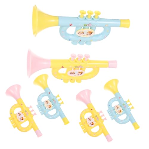 Abaodam 6St Trompeteninstrument Saxophon aus Kunststoff Musik-Saxophon-Spielzeug Modelle Spielzeuge interessante Spielsachen tragbares Spielzeug empfindlich Kleine Lautsprecher Baby Abs von Abaodam