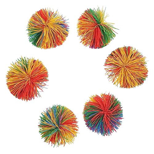 Abaodam 6Stücke Bunter Pack Silikon Bälle Sensorische Fidget Spielzeuge zur Stressbewältigung Leicht und für Farben Zufällig für Spiel und Entspannung Abaodam 6Stücke Bunter Pack Silikon Bälle Sensorische Fidget Spielzeuge zur Stressbewältigung Leicht und für Farben Zufällig für Spiel und Entspannung von Abaodam