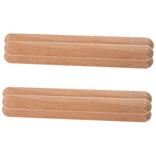 Abaodam 6Stücke Musikinstrumente Percussion Rhythmus Sticks für Frühe Bildung für Gruppenaktivitäten des Musikalischen Talents Langlebig und Kosteneffektiv Abaodam 6Stücke Musikinstrumente Percussion Rhythmus Sticks für Frühe Bildung für Gruppenaktivitäten des Musikalischen Talents Langlebig und Kosteneffektiv von Abaodam